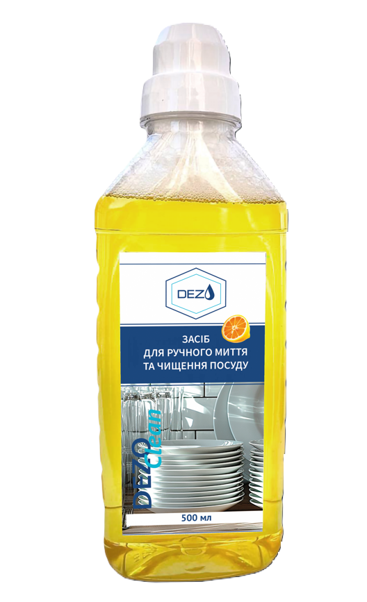 DEZO Clean засіб для ручного миття та чищення посуду